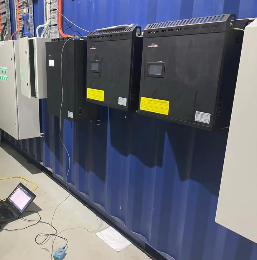 Настройка активных фильтров CoEpower настенного монтажа у заказчика